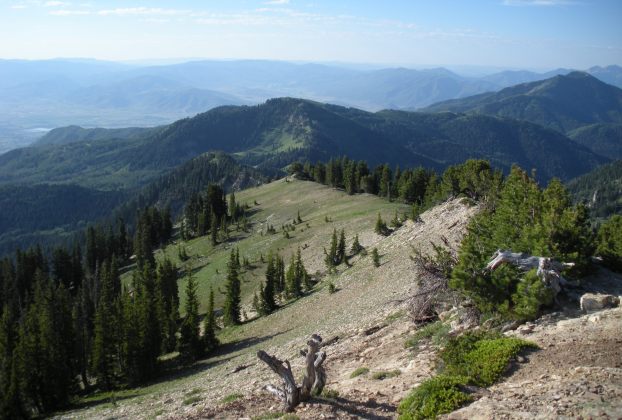 southeast from Sunset Peak