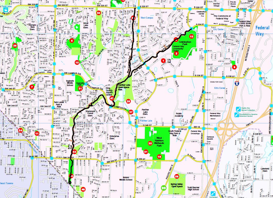 federal way bpa trail map