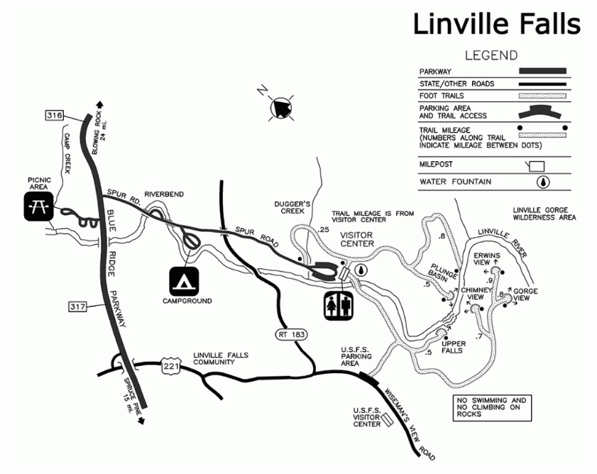 linville falls map