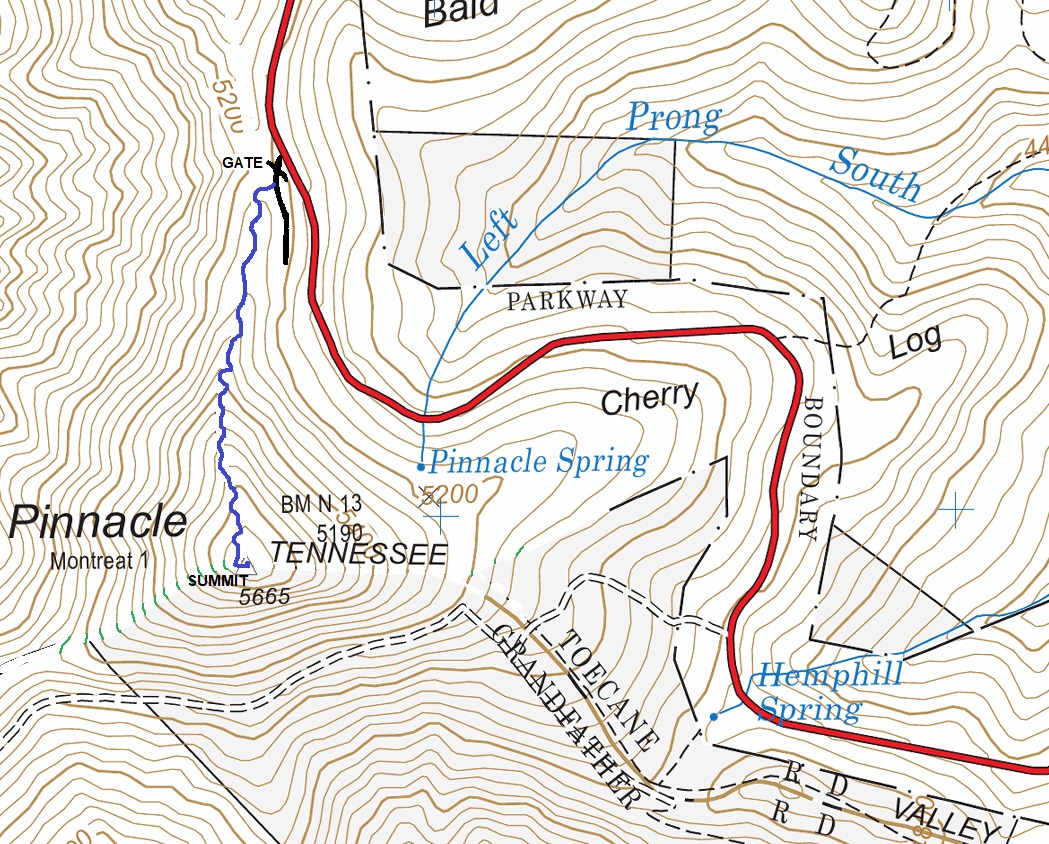 pinnacle map