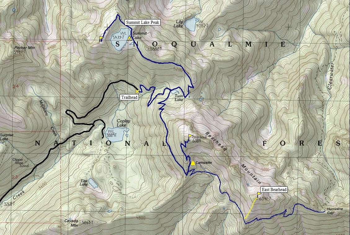bearhead mountain map