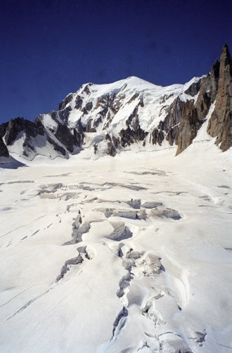 Mount Blanc from Tram