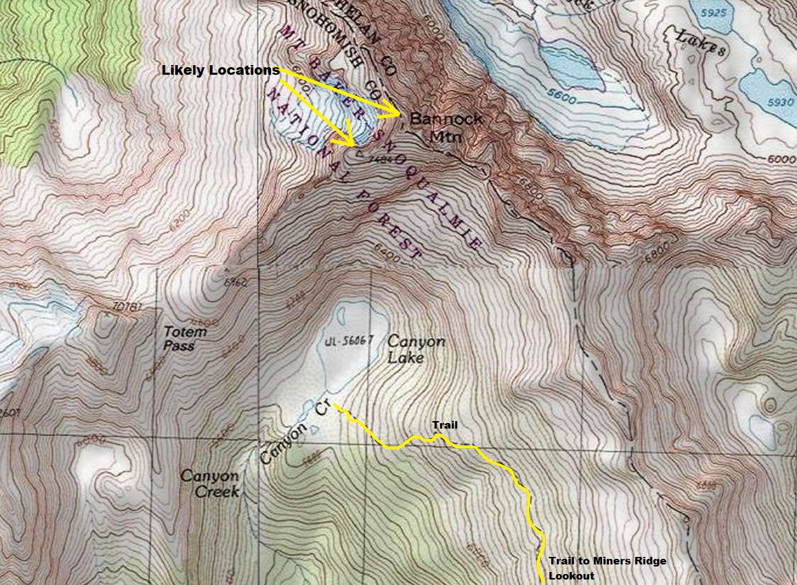 Bannock Mountain map