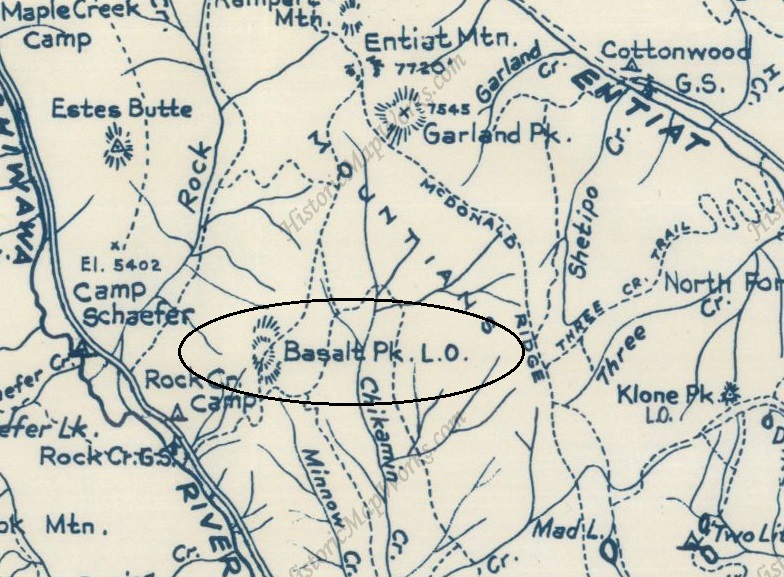 basalt peak map