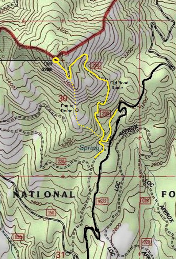 cliff ridge map