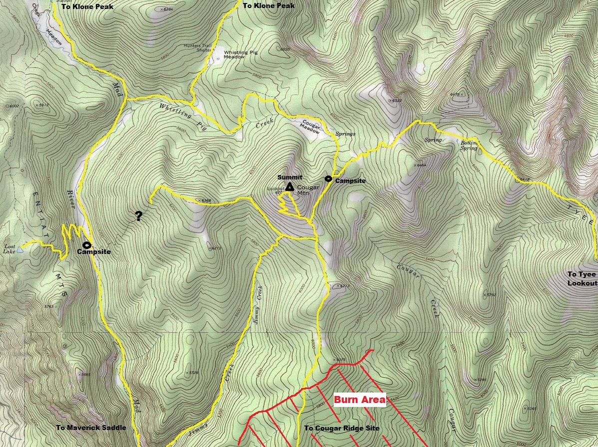 cougar mountain map