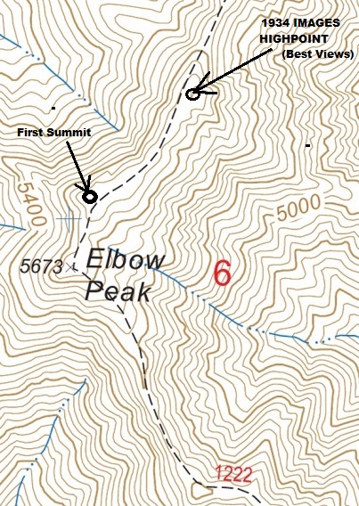 elbow peak map