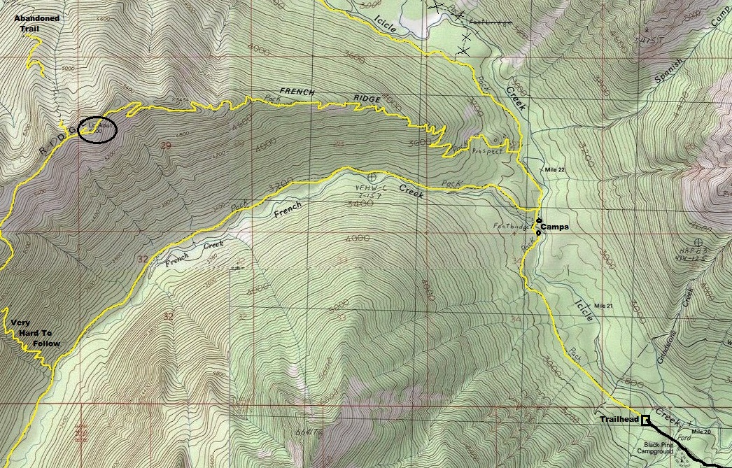 French Ridge map