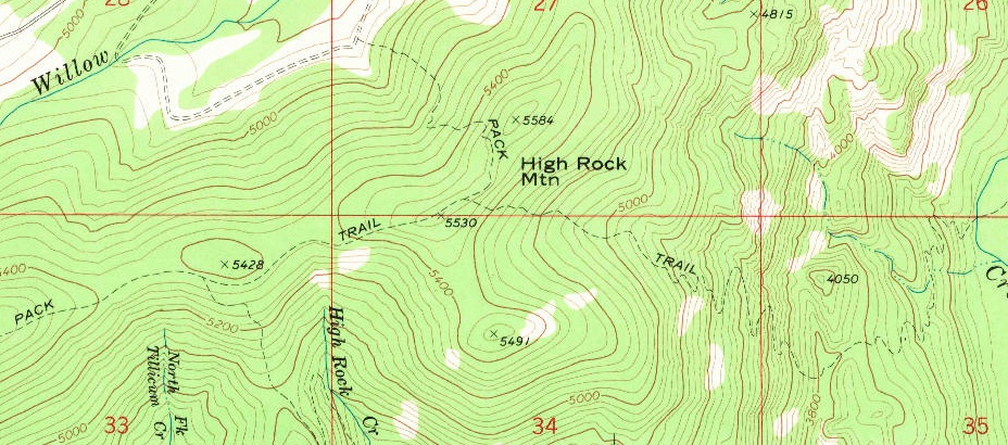 high rock mountain