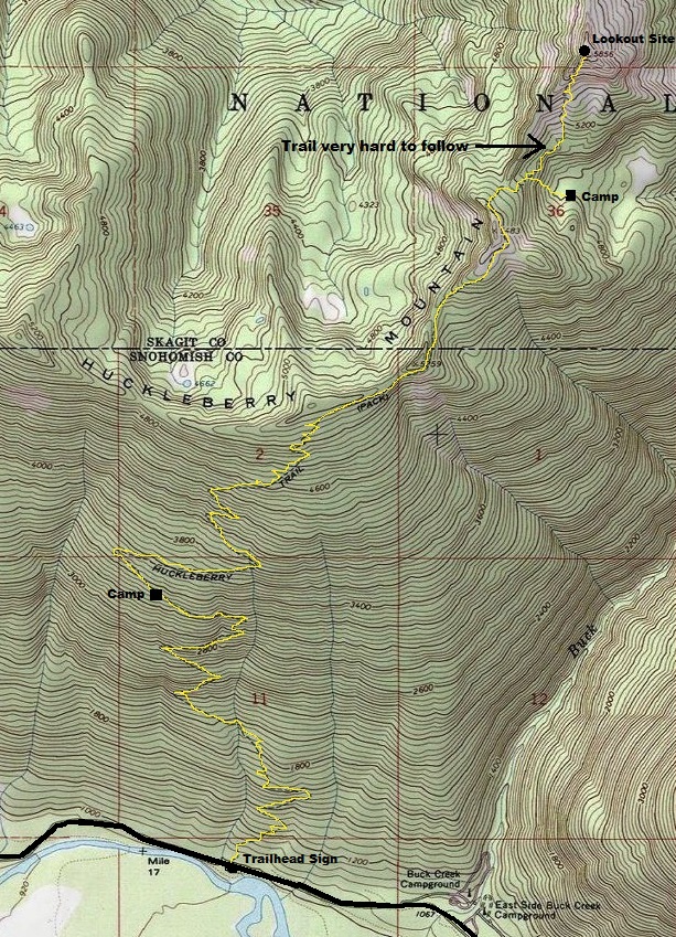 huckleberry mountain map
