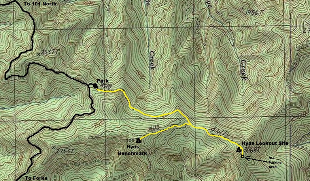hyas lookout map