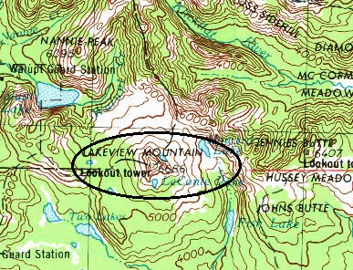lakeview mountain map