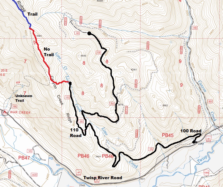 Midnight Mountain map