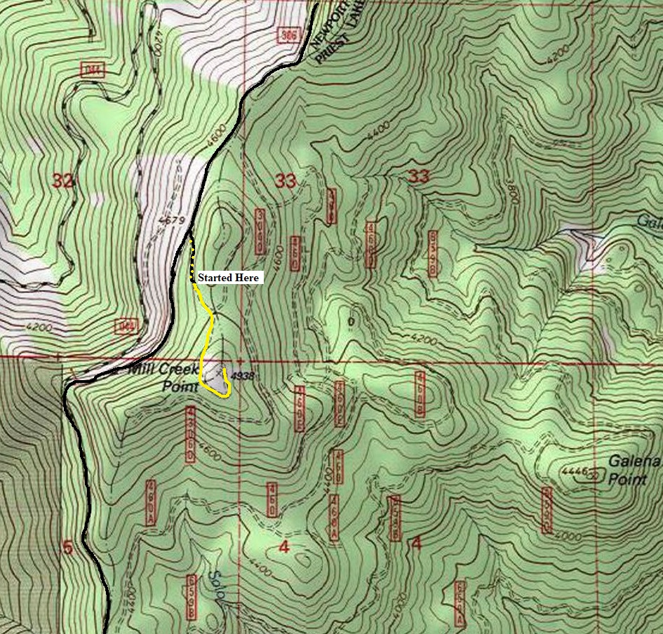 Mill Creek Point map
