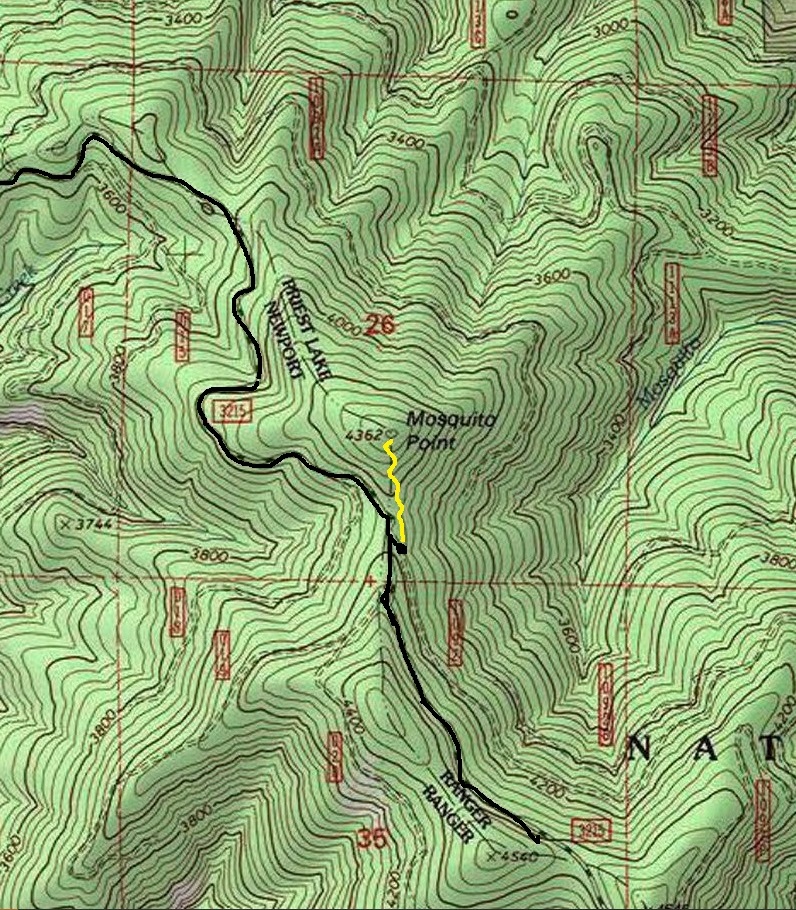 Mosquito Point map