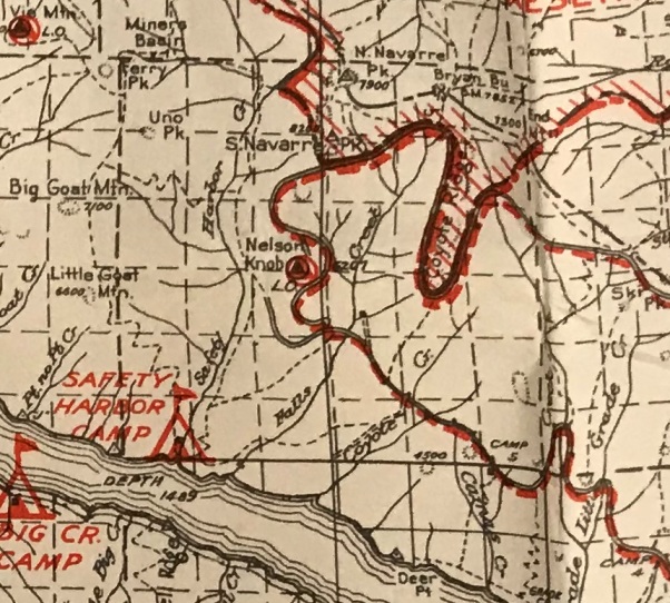 Nelson Butte map