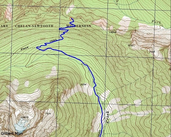 north creek lookout map