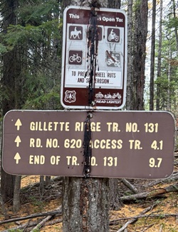 Rogers Mountain sign