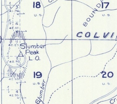 slumber peak map