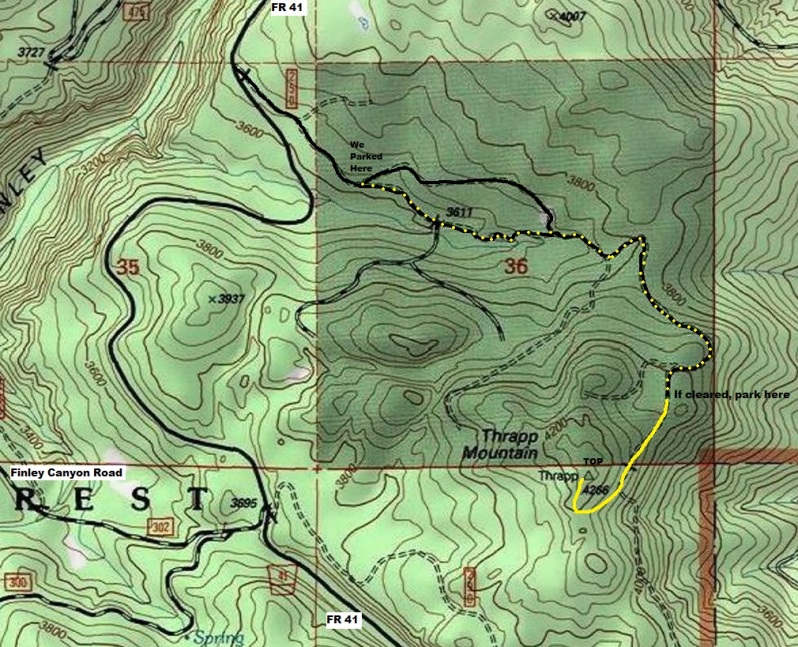 thrapp mountain map