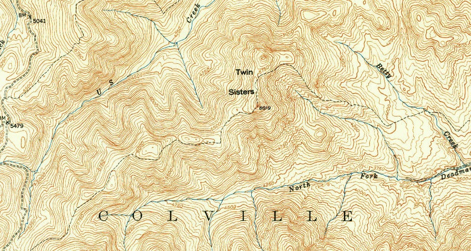 twin sisters map