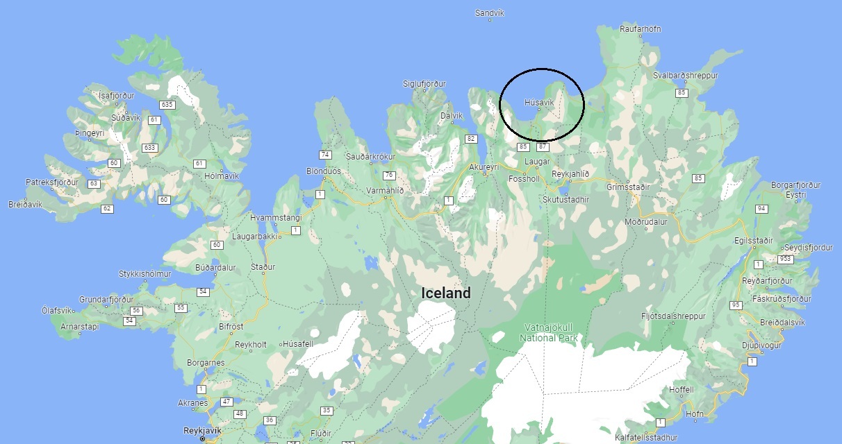 Iceland map