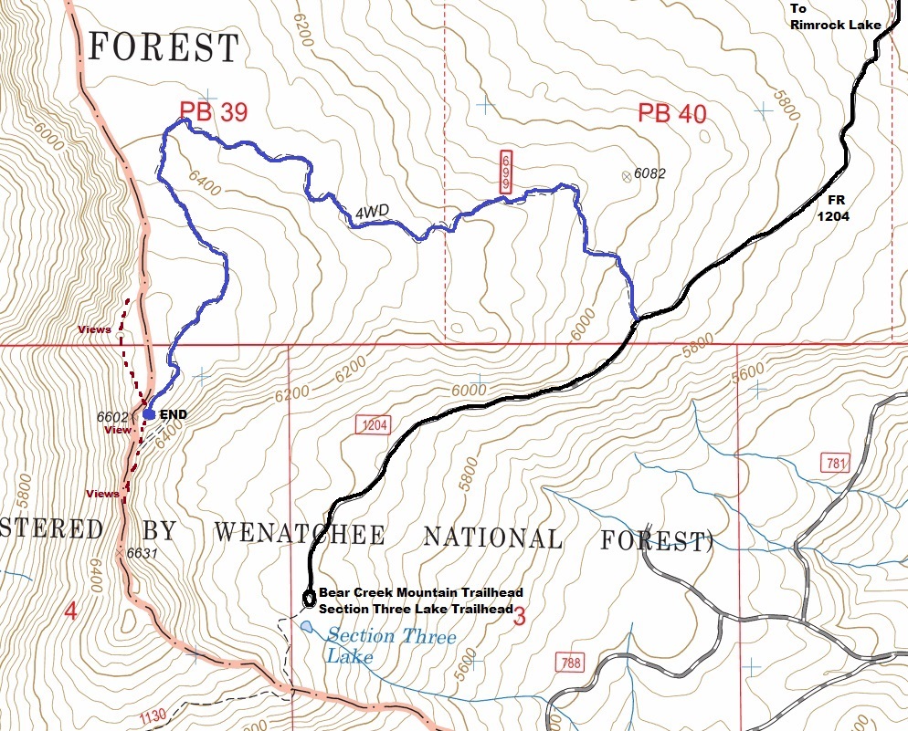 pinegrass ridge jeeping map