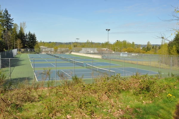 tennis courts