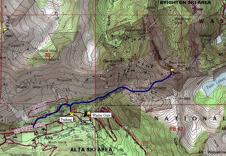 Honeycomb Cliffs Map