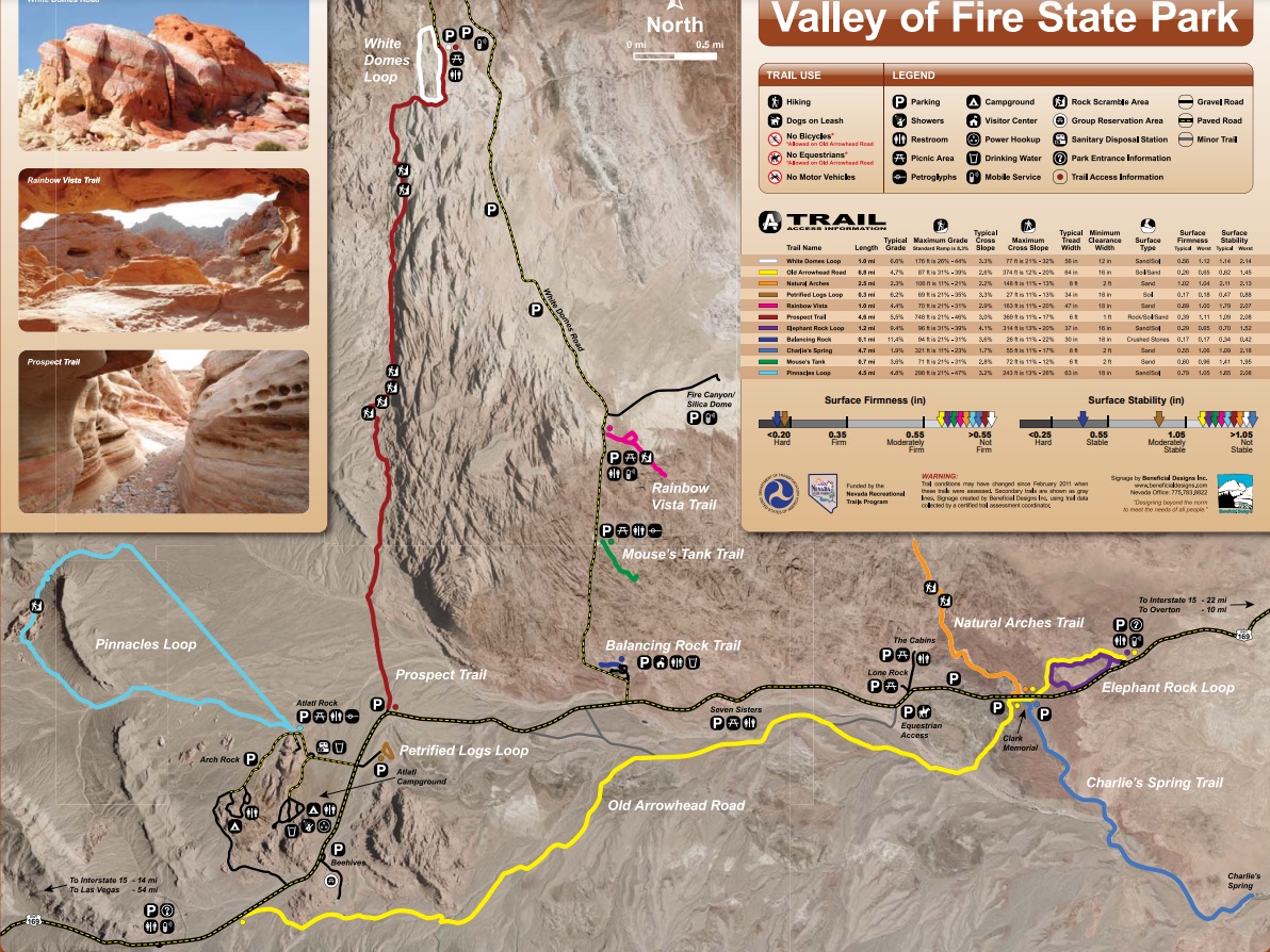 valley of fire map
