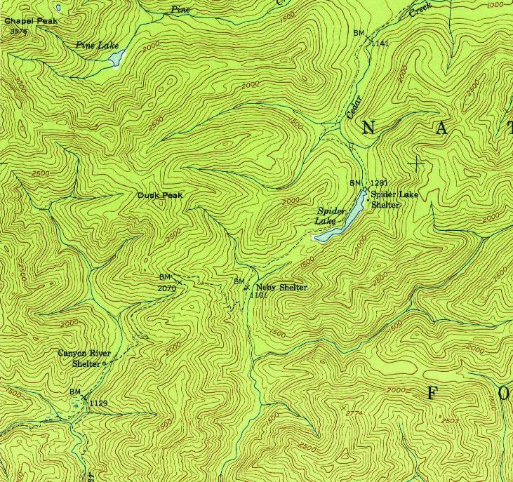 Dusk Peak map
