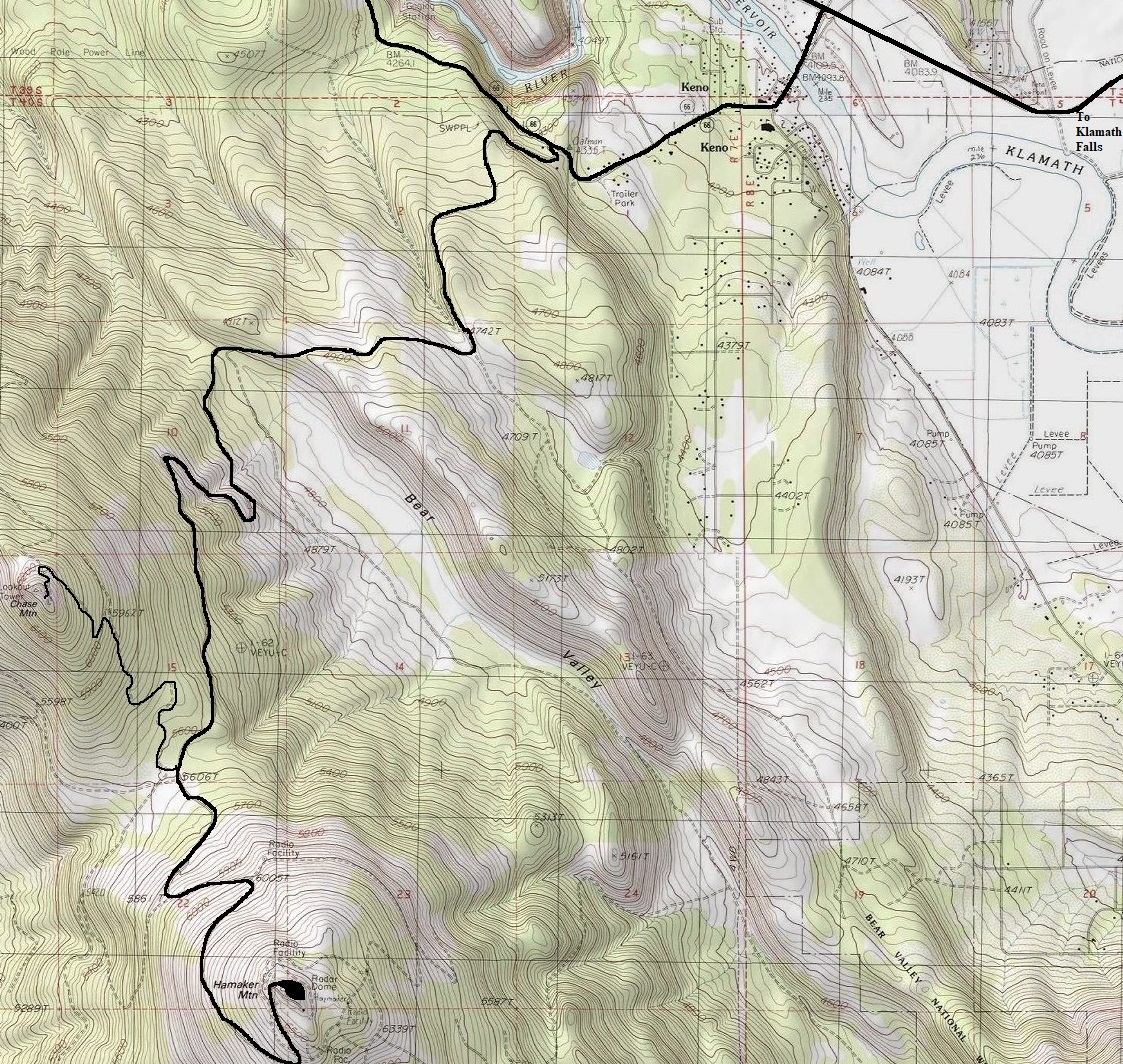 hamaker mountain map
