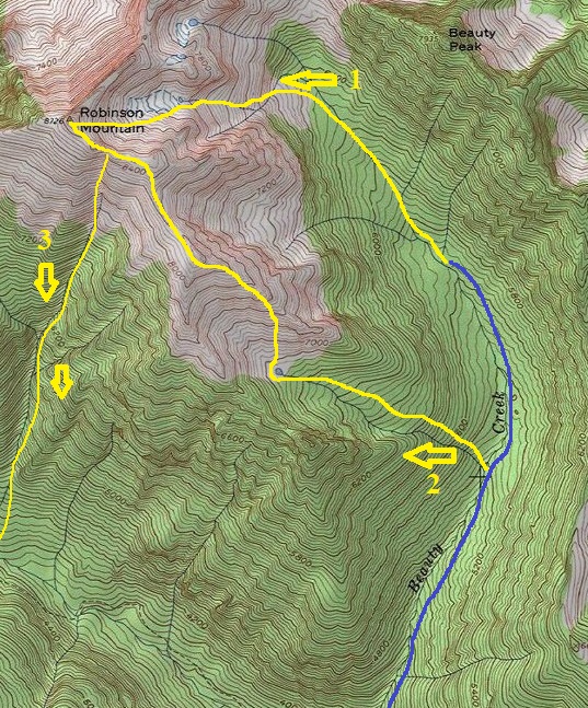 robinson mountain map