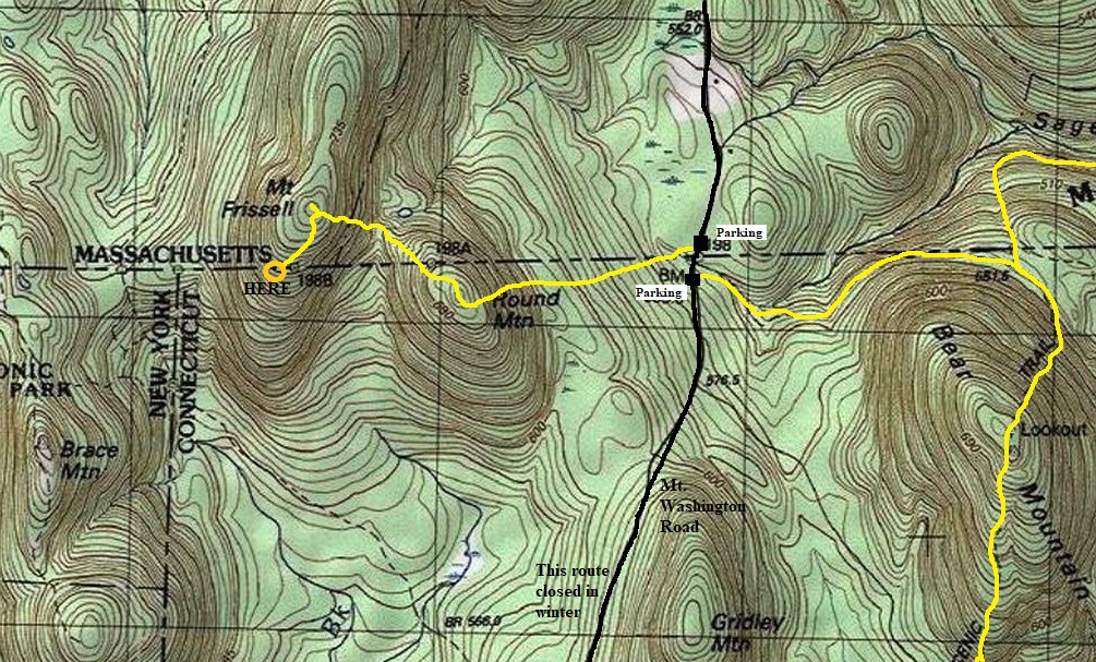 mt. frissell map