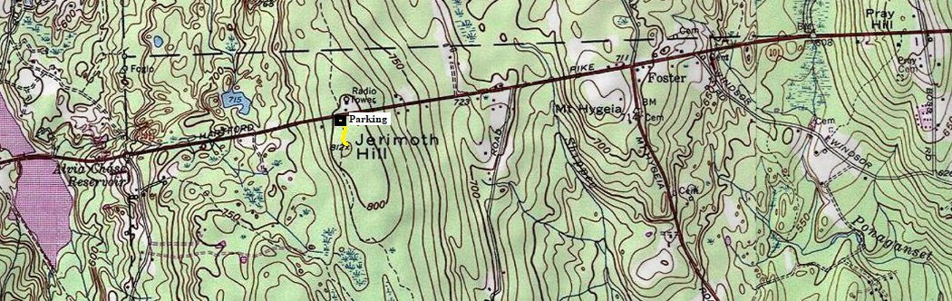 Jerimoth Hill map