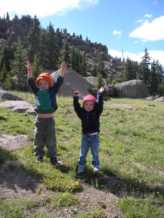 We climbed Fish Lake Plateau