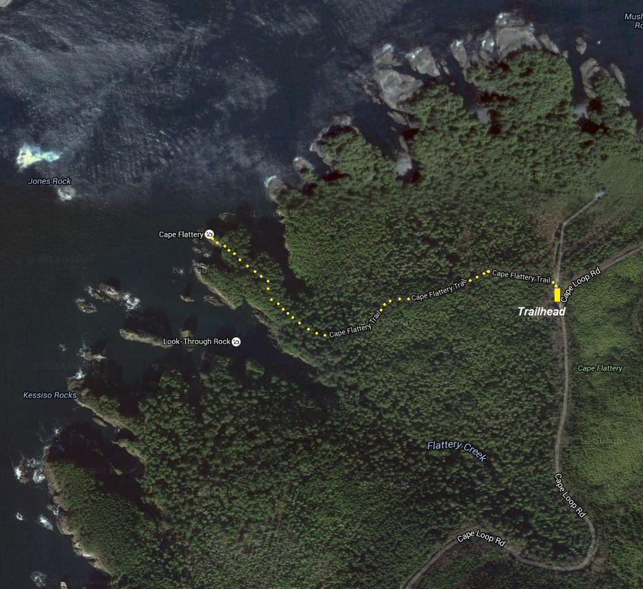 cape flattery route