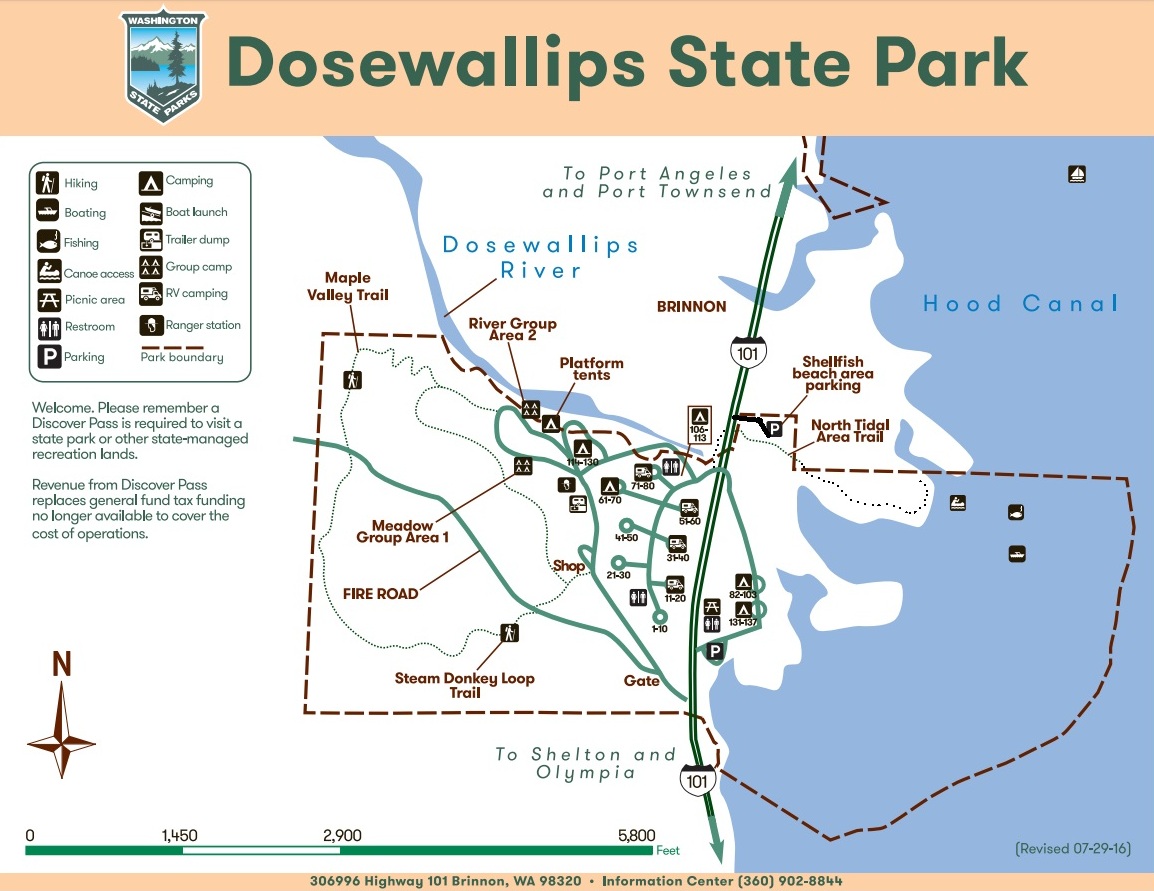 dosewallips park map