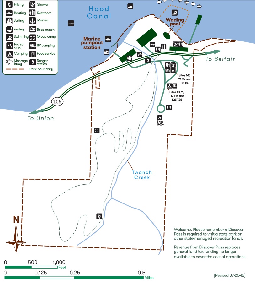 twanoh state park map