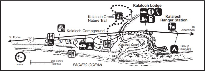 Kalaloch map