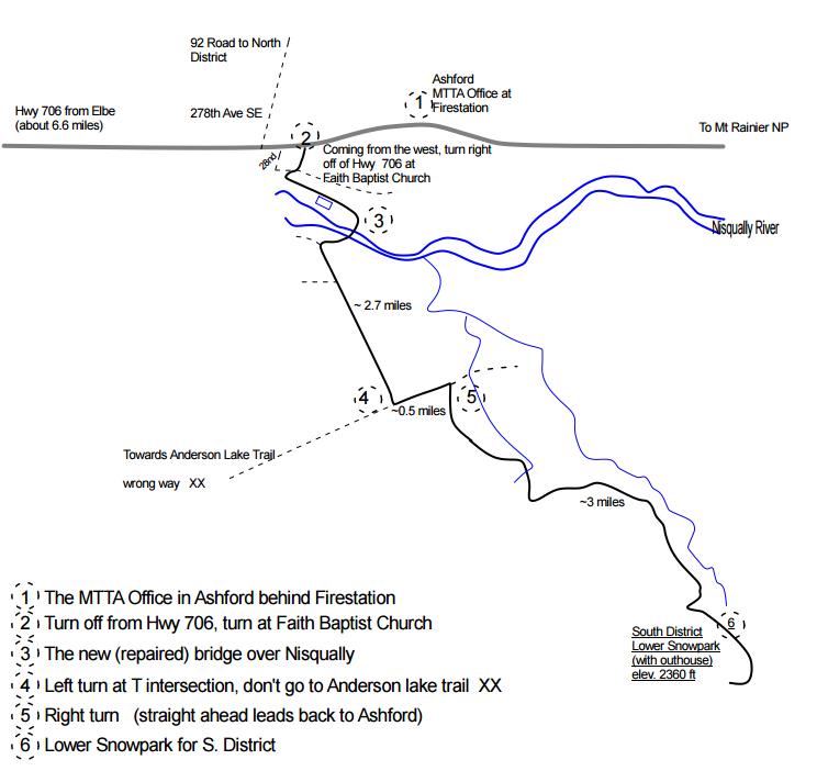 hut access map