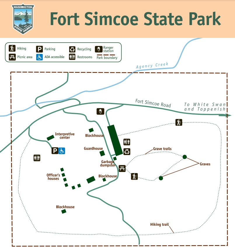 fort simcoe map