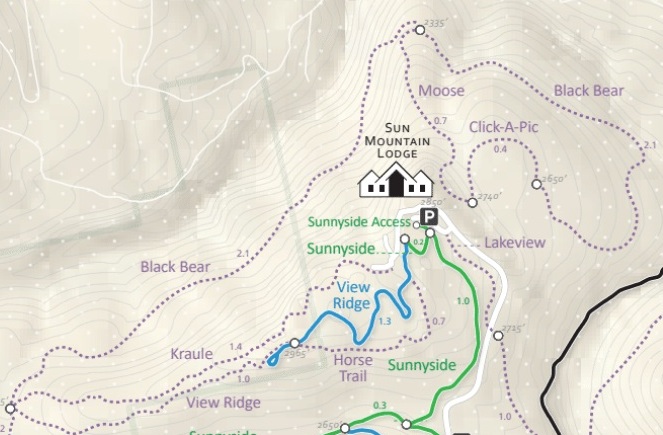 sun mountain lodge ski map