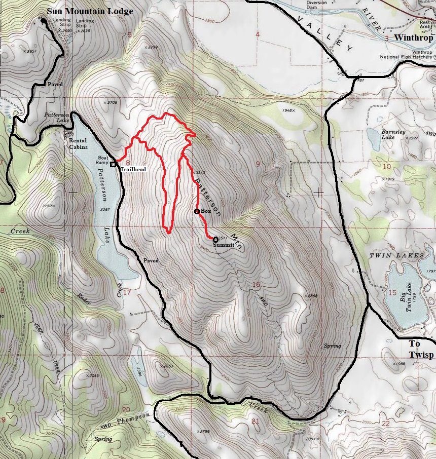 patterson mountain map