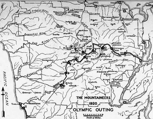 Mountaineers map