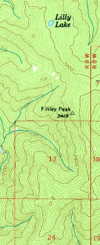 finley peak map