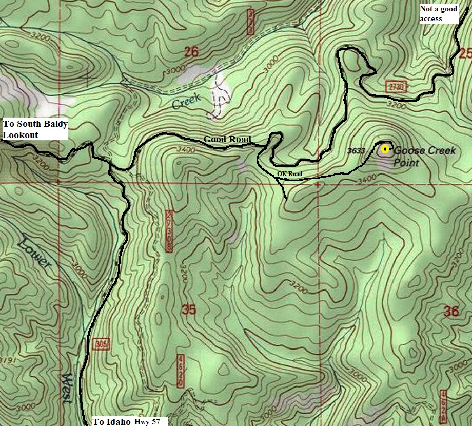 Goose Creek Point Map