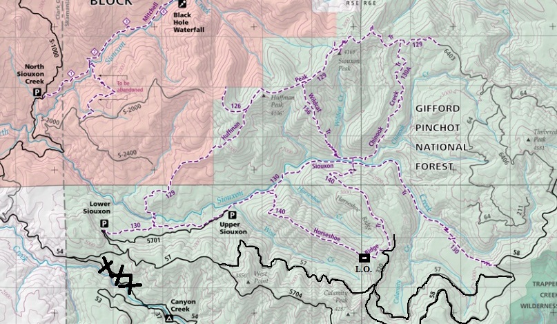 horseshoe ridge map