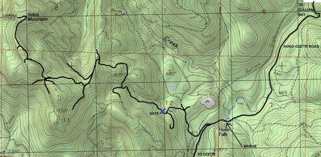 sekiu mountain map