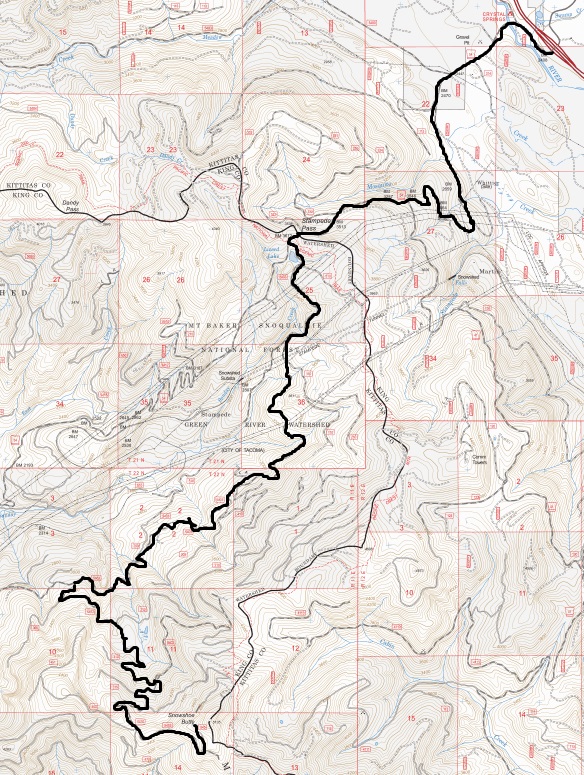 snowshoe butte map